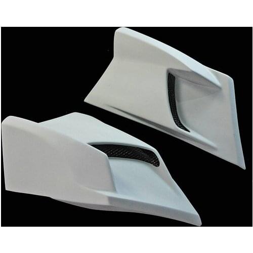 Unpainted for 13-17 BRZ SCF Style frp fiber glass Rear bumper side Spat (2Pcs)