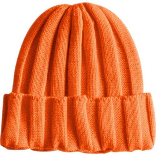 New Knitted Hat Fashion Solid Color Autumn Winter Keep Warm Wool Cap Women And Men Windproof Ear Protectors Knitted Hats TG0167