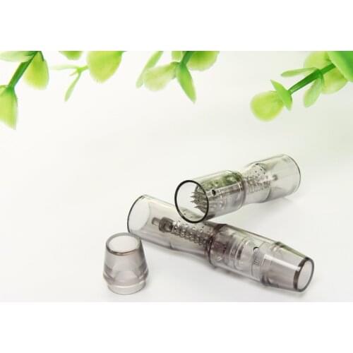 Disposable 10Pcs Painless No anesthesia Face Tattoo Cartridge Needles Microblading for No anesthesia Microblading Tattoo Machine