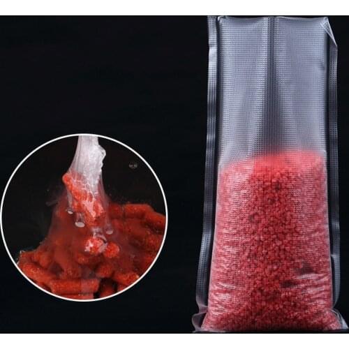 50pcs/lot PVA Carp Fishing Bags Quick Water Soluble Baits Bag Mesh Bag for Solid Bait Fishing Tool Accessories