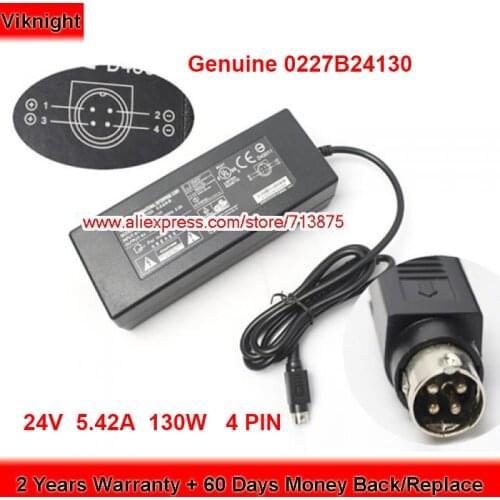 Genuine 0227B24130 24V 5.42A 130W AC Adapter for ATV M231WBM-WDR L23W10 Monitor Power Supply