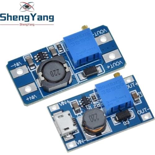 5PCS MT3608 DC-DC Step Up Converter Booster Power Supply Module Boost Step-up Board MAX output 28V 2A
