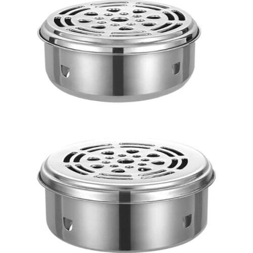 Mosquitos Repellent Incense Plate with Cover for Daily Using Courtyard Garden