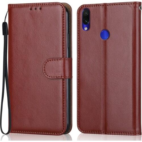 Luxury Pu Leather Case on For Xiaomi Redmi Note 7 6.3'' Funda Redmi Note 7 pro Case Redmi Note7 Cover Wallet Phone Cover