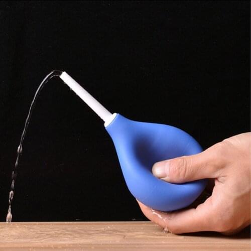 Silicone Pear Enema Douche Limpieza Anal Lewatywa Enema Shower Grifo Bide Poire Lavement Anal Cleaner Limpiador Anal Shower