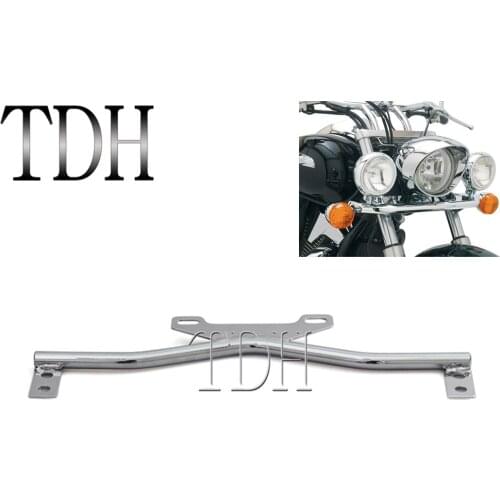 Universal Chrome Black Auxiliary Passing Lamp Spot Fog Light Mounting Bracket Turn Signal Relocation Kit for Honda Cafe Racer
