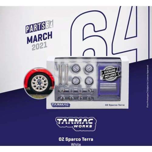 Tarmac Works 1: 64 OZ Sparco Terra Toolkit Bag Model Car