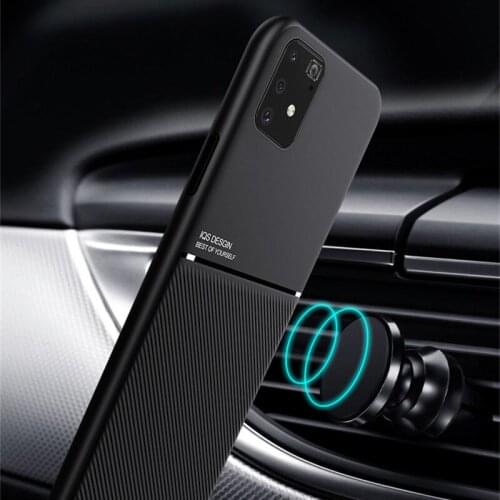 Slim Matte Leather Case for Samsung Galaxy M80S A71 A51 Note 20 10 Pro 9 8 Case A01 A70S A50S A30S A10S Car Holder Cover Cases