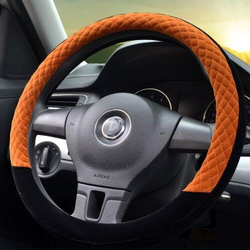 Universal Car Steering Wheel Cover Fluffy Winter Plush Steering Wheel Cover to make car cool and feel comfortable steering wheel