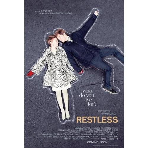 Restless Movie Art print Silk poster Home Wall Decor