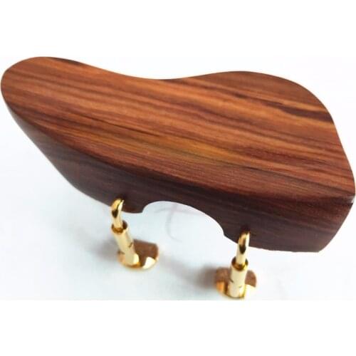 1PCS NEW red Tan EBONY VIOLIN CHINREST ear shape 4/4 chin rest