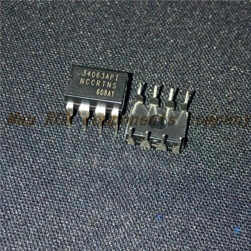 10PCS/LOT MC34063API DIP8 MC34063AP1 DIP-8 MC34063 34063API New original In Stock