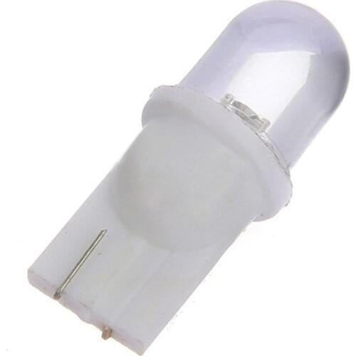 10Pcs High Quality White LED Side Car Auto Wedge Dashboard Light Lamp Bulb 12V