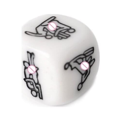 20mm Adult Sex Dice Erotic Poses Couple Funny Sexy Love Toy Night Bar Humor Game 53CD