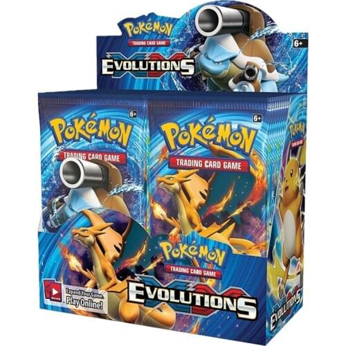 324pcs Pokemon Card XY Evolutions Exquisite Boxed Party Collection Trading Cards Game Toy