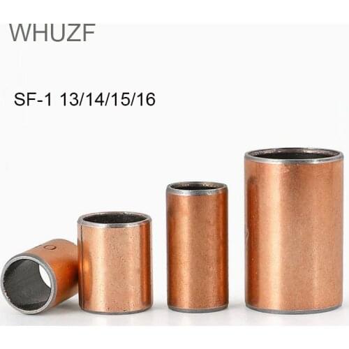 5pcs SF-1 13 14 15 16mm 13/14/15/16mm Self Lubricating Composite Bearing Bushing Sleeve SF1 Length 8mm-20mm