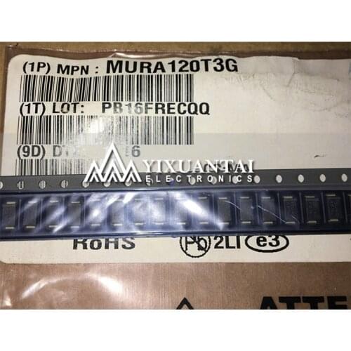 50PCS/LOT 100PCS/LOT 500PCS/LOT Free Shipping! 100% New Original MURA120T3G MURA120 U4D DO214