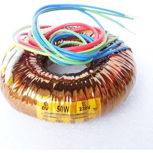 50W O-type audio transformer input 230v output 0-22V 0-22v
