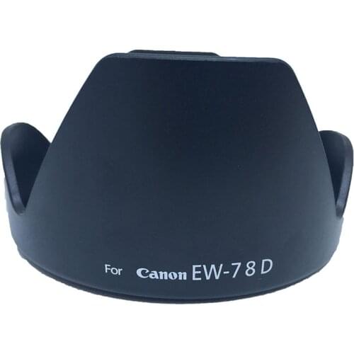 For Canon EW-78D Camera Lens Hood EW 78D for Canon EF 28-200mm f/3.5-5.6 USM lens EF-S 18-200mm f/3.5-5.6 IS lens