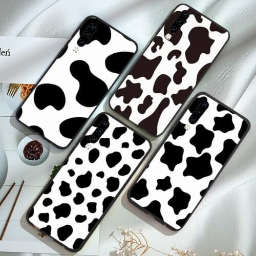 Cow Milk Black White Phone Case For Huawei Mate 9 10 20 Pro lite 20x nova 3e P10 plus P20 Pro Honor10 lite