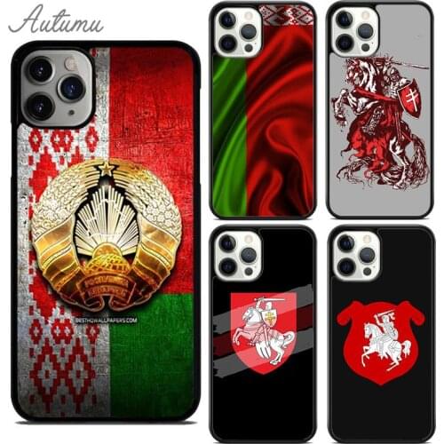 Free Belarus Flag Phone Case for iPhone 11 12 Pro Max mini X XR XS SE 2020 5 6S 7 8 Plus Samsung Galaxy S8 S9 S10 Cover shell