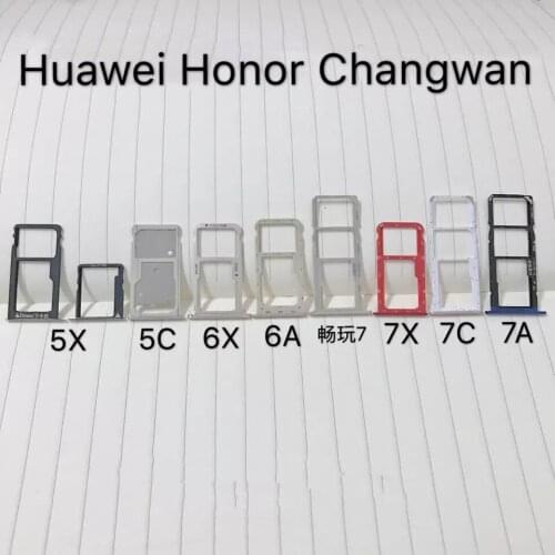 Honor 5X/5C/6X/6A/7X/7C/7A/8/8XMax Cato Changwan Dual SIM SD TF Card Socket Adapter Holder Reader Inner Spare Part Motherboard