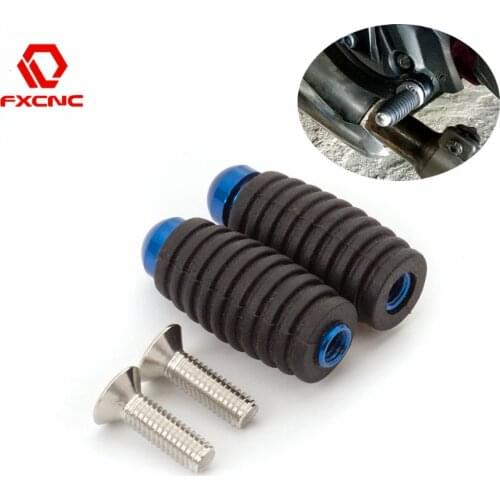 6MM Foot Peg For Yamaha YZF R1 R25 R3 R25 R6 FZ1 FZ8 MT07 MT09 YZF R125 Racing Motorcycles Footrest Rearset Shift Lever