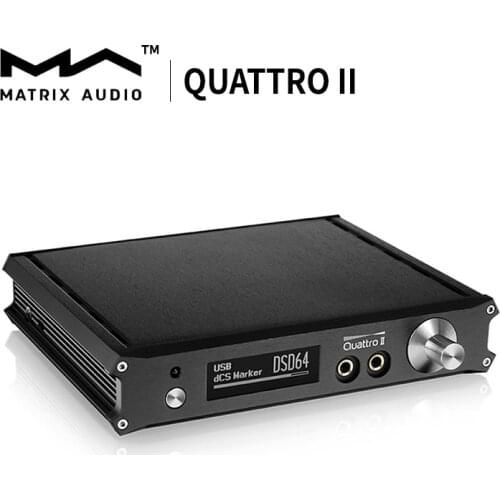 MATRIX QUATTRO II 32Bit/384kHz DAC & Pre amp & Headphone Amplifier with Remote Control