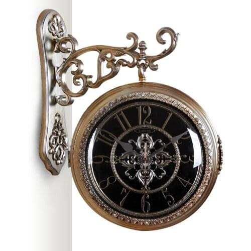 Metal Double-Sided Wall Clock Pow Patrol Living Room Wall Watch Mechanism Clocks Watch Secret Hiding Relogio Parede Decor 5ZB303
