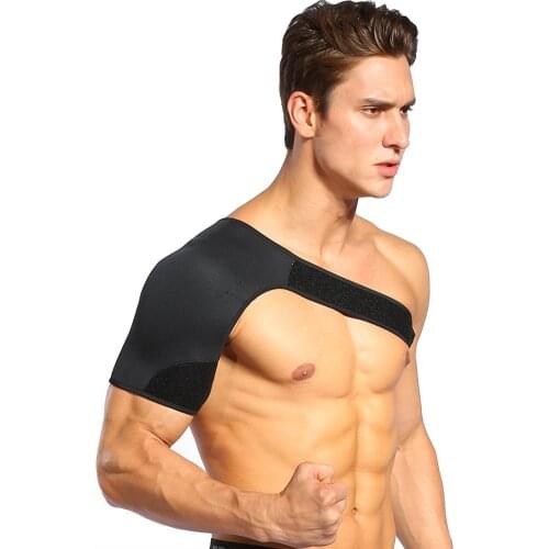Adjustable Compression Right Shoulder Support Brace Neoprene Arm Stabilizer Bandage Protector Shoulder Pain Sleeve