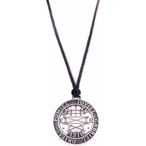 Crafting Spirit Hunter Tin Talisman Favored by Ghosts Metal Pendant Necklace Win Good Spirit