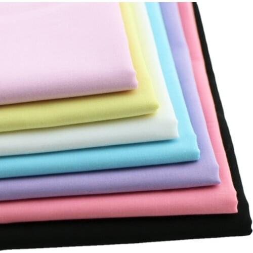 High Density Summer Thin 100% Cotton Plain lining Fabric Width 145cm