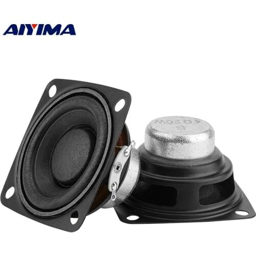 AIYIMA 2Pcs 2 Inch Full Range Sound Amplifier Speaker Driver 4 Ohm 10W 15W 20W Radio Loudspeaker DIY BT Speaker