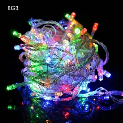 10M 100LEDs Waterproof 110V/220V LED Holiday String light guirlande lumineuse Festival Party Colorful LED garlands Fairy Lights