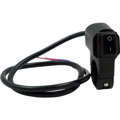 7/8In Aluminum Alloy Motorcycle Handlebar Headlight Switch 2 Position Waterproof Switch 12V Fog Spotlight Retro Switch