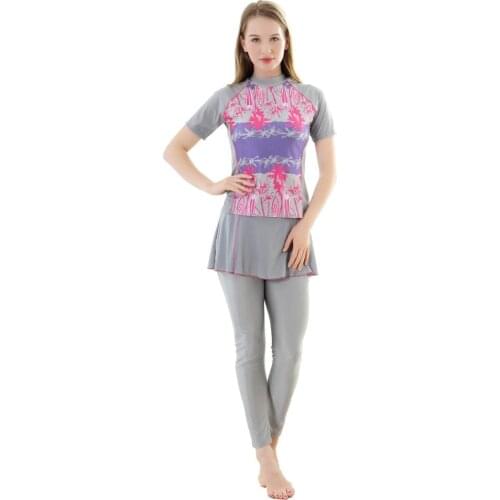 Skirt Pants Ensemble musulmane maillot enfant fille strandkleding dames de bain femme musulman swimsuit modest burkini islamic