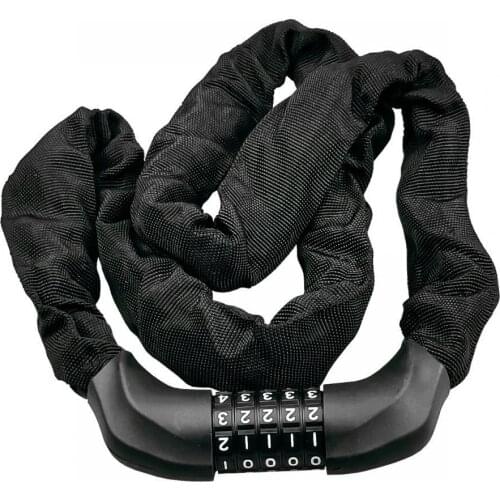 Bicycle Lock Portable Anti-theft Black Electric Bike Password Chain Lock for Mountain Bike замок для велосипеда cerradura