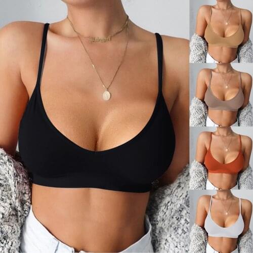 Women Sports Bras Sexy Corsets Bustier Bralette Female Underwear Lingerie Low Cut Breathable Large Size Bra Vest Tops