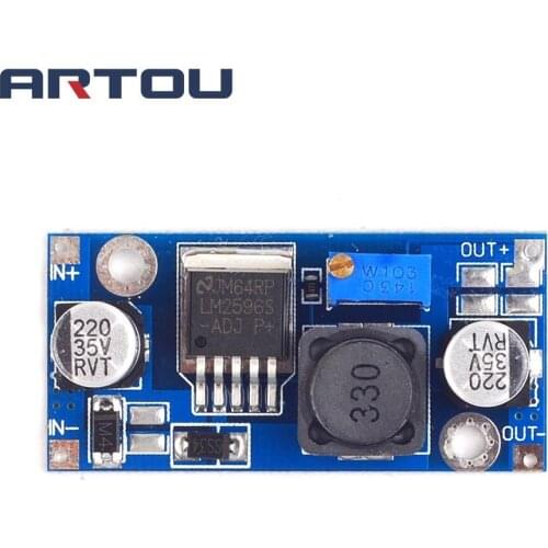 1PCS DC Buck Module LM2596 BUCK High Efficiency Adjustable Power DC-DC Car Power Supply