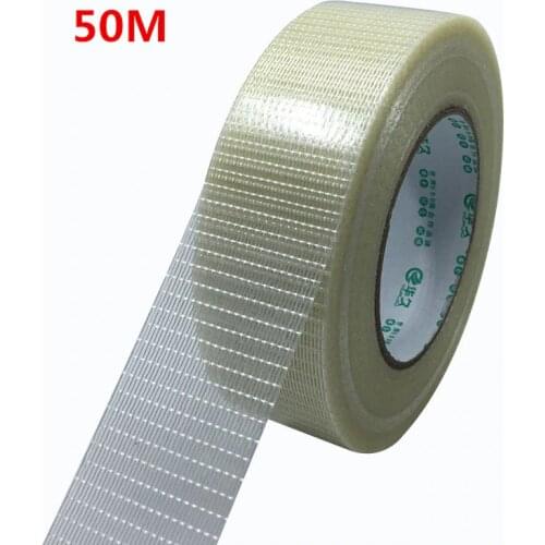 1pcs high temperature strong grid fiber tape 10-100 mm * 50 M Mold Home Appliance bundled fixed
