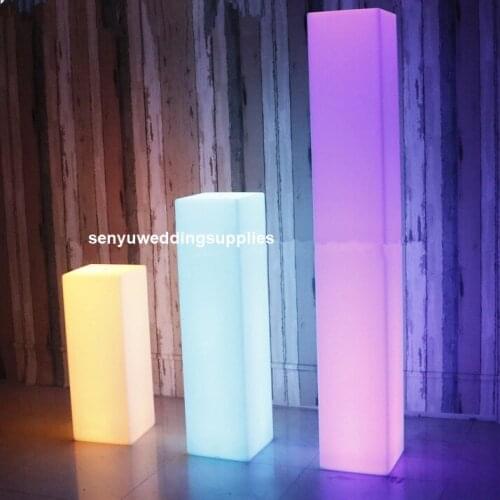 3pcs/set)modern white acrylic stage decoration pillar with no the light senyu2054
