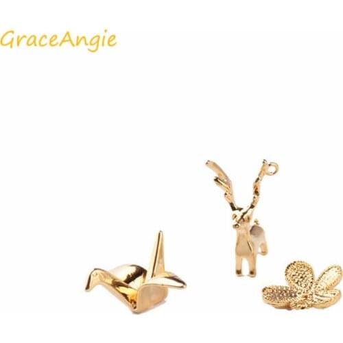 5Pcs elk paper butterfly charms for earrings necklace Deer pendant bracelet handmade top copper jewelry findings Romantic Gift