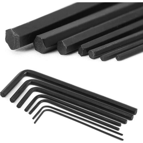 7 Pcs 0.7mm-3mm Mini Micro Hexagon Hex Allen Key Set Wrench Screwdriver Tool Kit socket wrench kit small