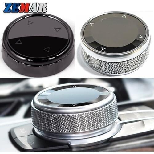 Car Multimedia Button Knob Cover For BMW E60 E90 F30 F10 E92 E93 E91 F34 F31 F11 E61 F20 F21 E87 E81 1 3 5 Series M Accessories