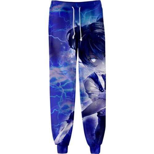 Assassination Classroom 3D Men/Women Neutral StyleThreaded Bunched Trousers Japan Kawaii Threaded Bunched Leg Pants