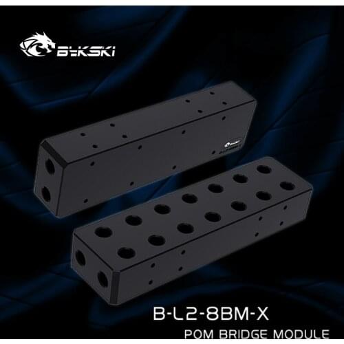 Bykski B-L2-8BM-X,Computer Server Bridge Module,POM Multi GPUs Connector,Graphics Cards Parallel Block,VGA Mounting Tool