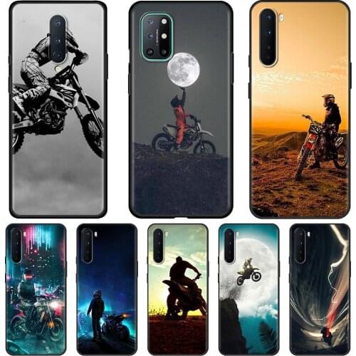 Moto Cross Motorcycle Sports Cell Phone Case for OnePlus 8 Nord N10 N100 8T 7 8 7T 9 Pro 5G 6 6T 9R Mobile Phones Cover Coque