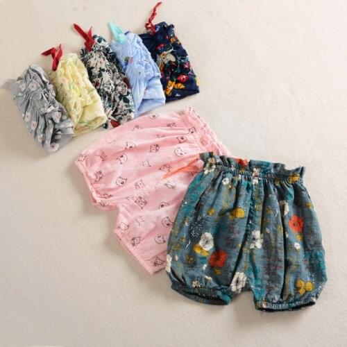 Baby Shorts Cotton Printed Baby Pants Trousers Summer Shorts For Girls Casual Kids Beach Shorts Fashion Baby Clothes
