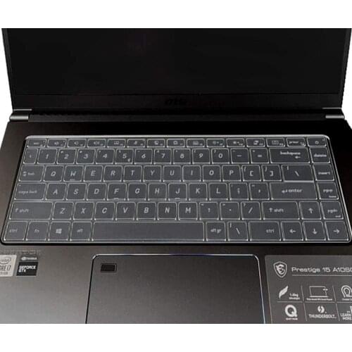TPU laptop keyboard cover Protector for MSI Prestige 15/ Prestige 14 MSI Prestige 15 A10SC-011/MSI Prestige 14 A10SC-020