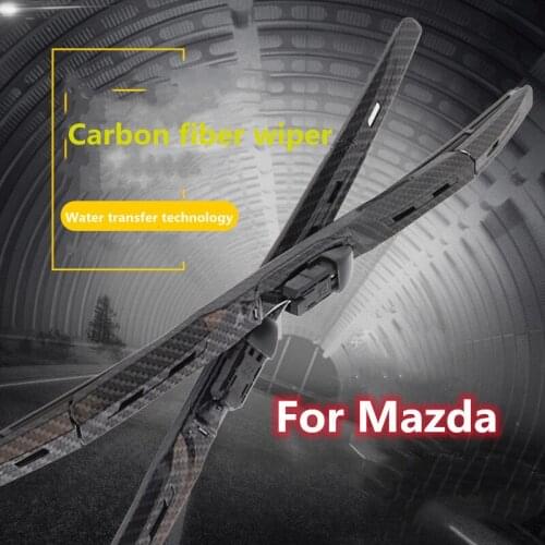 For Mazda CX5 CX4 Mazda3 Axela MX5 RX8 Mazda6 CX7 CX8 CX9 CX30 upgrade and modification carbon fiber wiper exterior accessories